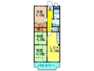 サニービラの物件間取画像